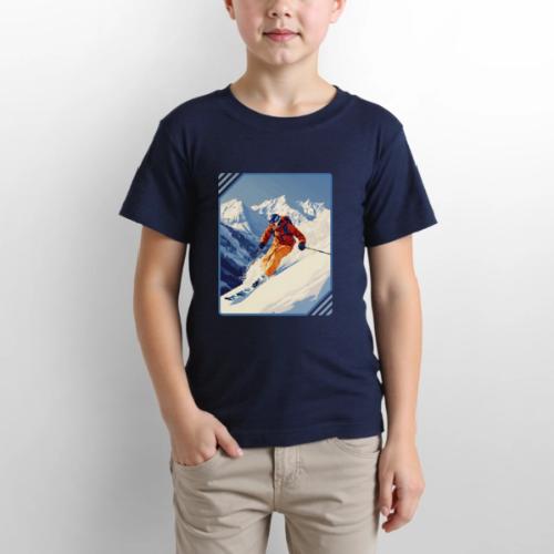 Mountain Skiing Vibes - Gildan Ultra Cotton Youth T-Shirt