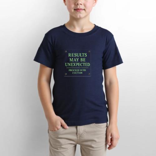 Results May Be Unexpected - Neon Green - Gildan Ultra Cotton Youth T-Shirt