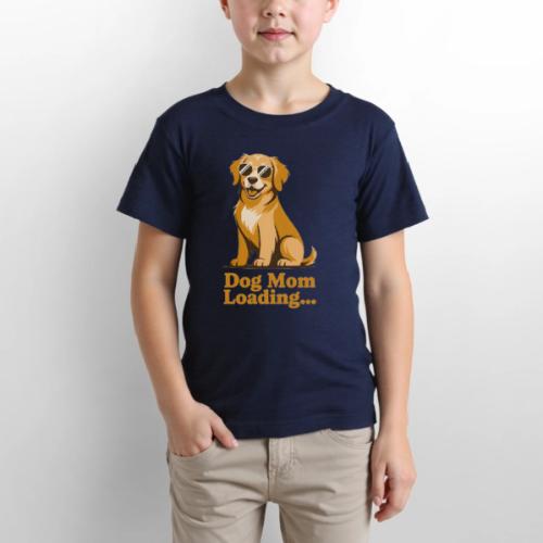 Dog Mom Loading Golden Retriever Sunglasses - Gildan Ultra Cotton Youth T-Shirt