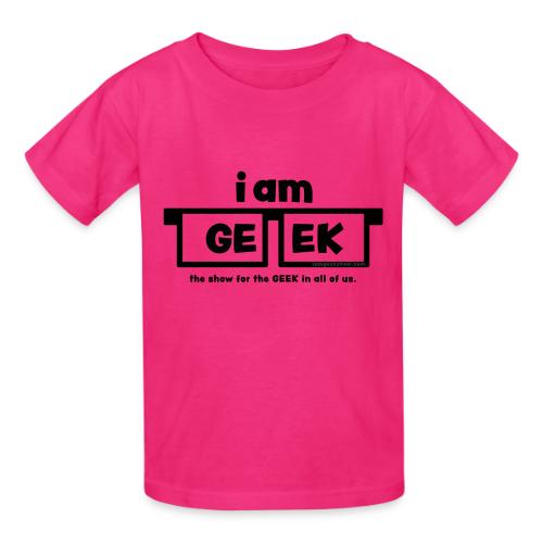 iamGEEK Classic Black - Gildan Ultra Cotton Youth T-Shirt