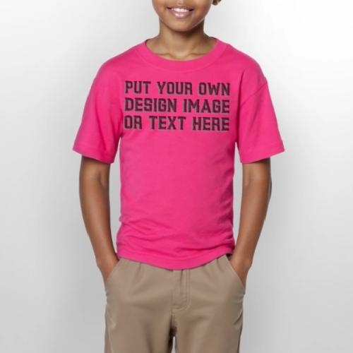 Make your apparel with your design, image and text - Gildan Ultra Cotton Youth T-Shirt