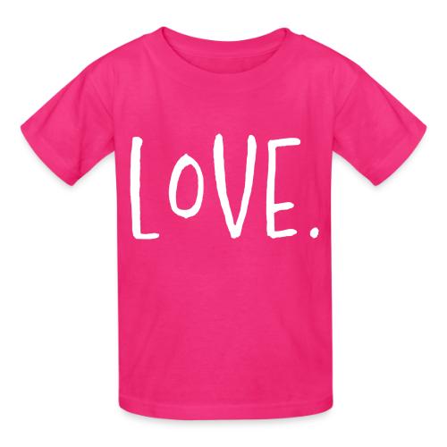 Smoon City_Love Thin White2 - Gildan Ultra Cotton Youth T-Shirt