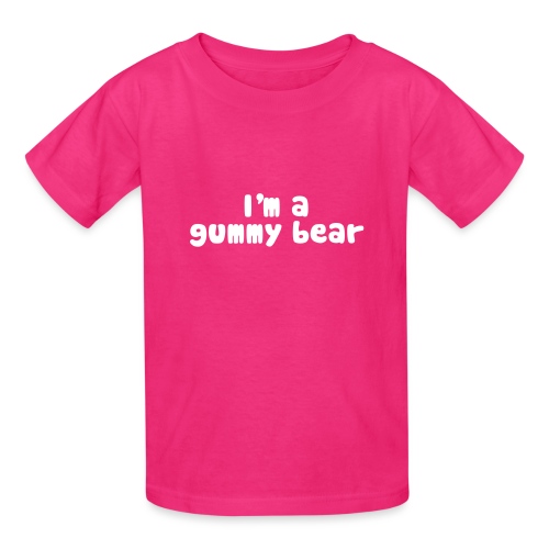 I'm A Gummy Bear Lyrics - Gildan Ultra Cotton Youth T-Shirt