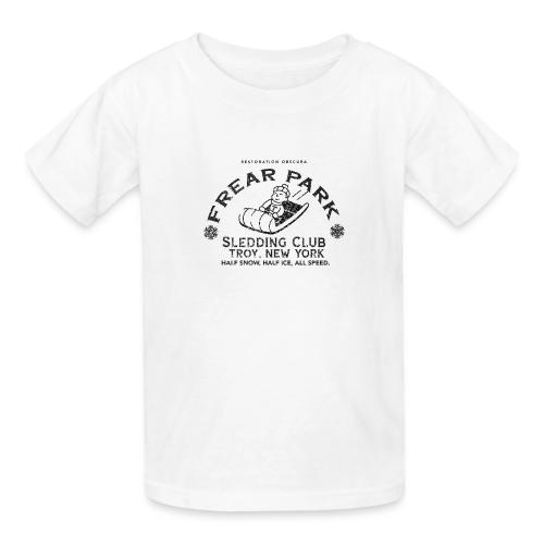 RO Frear Park Sledding Club Distressed Dark - Gildan Ultra Cotton Youth T-Shirt