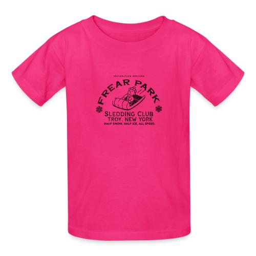 RO Frear Park Sledding Club Distressed Dark - Gildan Ultra Cotton Youth T-Shirt
