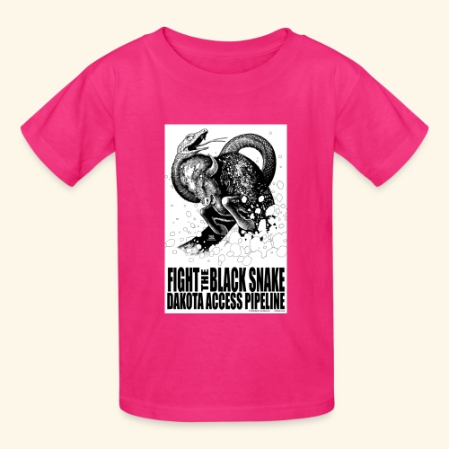 Fight the Black Snake NODAPL - Gildan Ultra Cotton Youth T-Shirt