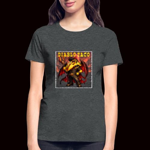 The Diablo Taco Spicy Demon Character - Gildan Ultra Cotton Ladies T-Shirt