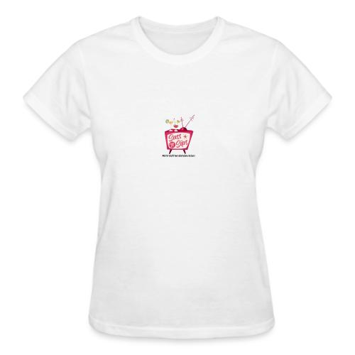 sassnsips com drinksfriendstelevision - Gildan Ultra Cotton Ladies T-Shirt