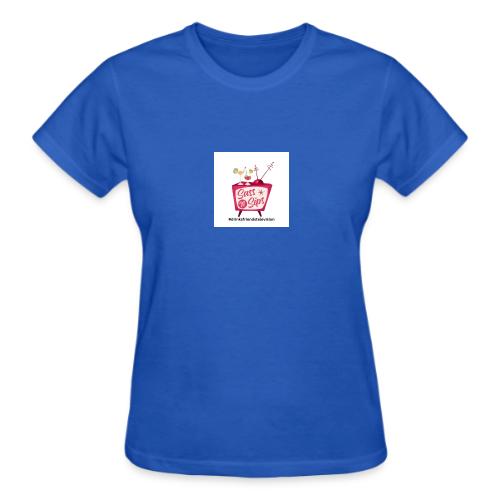 sassnsips com drinksfriendstelevision - Gildan Ultra Cotton Ladies T-Shirt