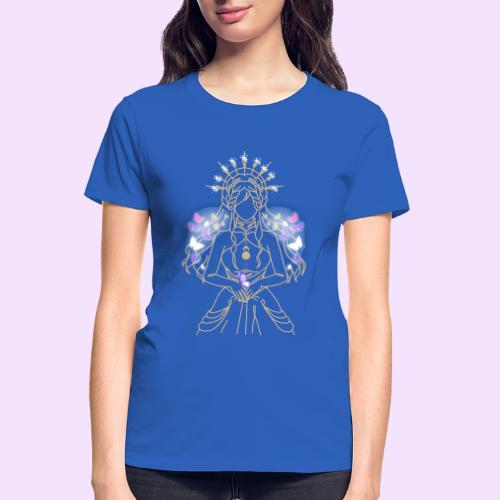 Ancient Butterfly Goddess - Fairytale Design - Gildan Ultra Cotton Ladies T-Shirt
