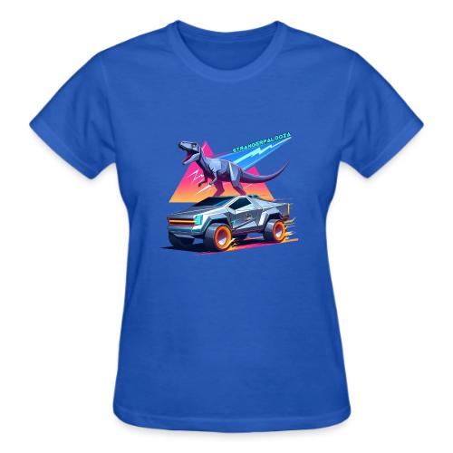 Go Far And Wide EV Logo - Gildan Ultra Cotton Ladies T-Shirt