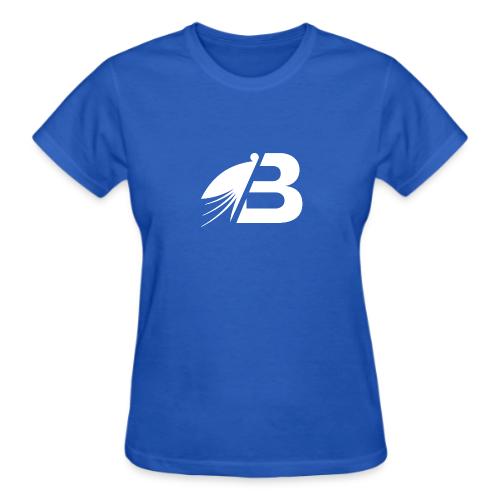 Bluefly Logomark - White - Gildan Ultra Cotton Ladies T-Shirt