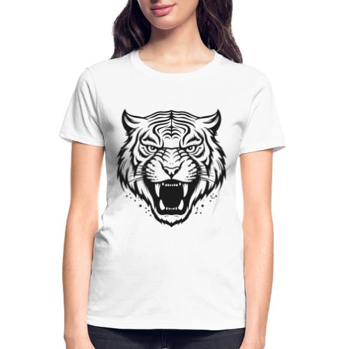 Wild Tiger Fashion, the fury of the feline tiger. - Gildan Ultra Cotton Ladies T-Shirt