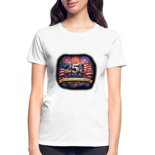 USA 250th Celebration - Gildan Ultra Cotton Ladies T-Shirt