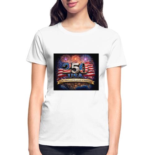 USA 250th Celebration - Gildan Ultra Cotton Ladies T-Shirt