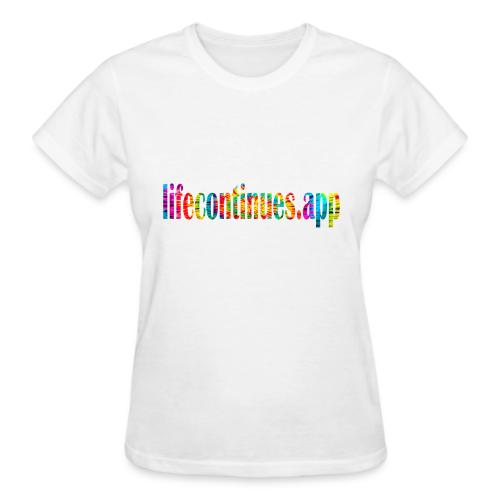 Life Continues Large Tie-dye 2 - Gildan Ultra Cotton Ladies T-Shirt