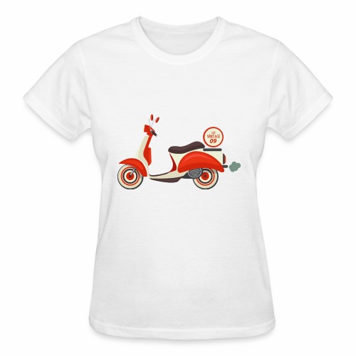 Scooter Vintage - Gildan Ultra Cotton Ladies T-Shirt