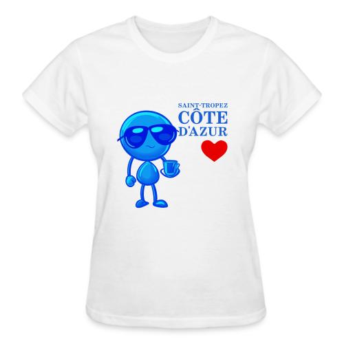 Smoon City_Saint Tropez Côte d'Azur - Gildan Ultra Cotton Ladies T-Shirt