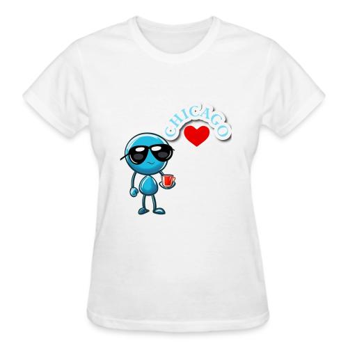 Smoon City_Chicago - Gildan Ultra Cotton Ladies T-Shirt