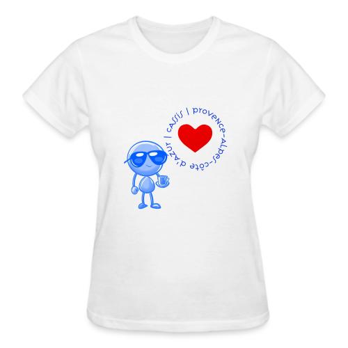 Smoon City_Cassis Provence Alpes Côte d Azur - Gildan Ultra Cotton Ladies T-Shirt