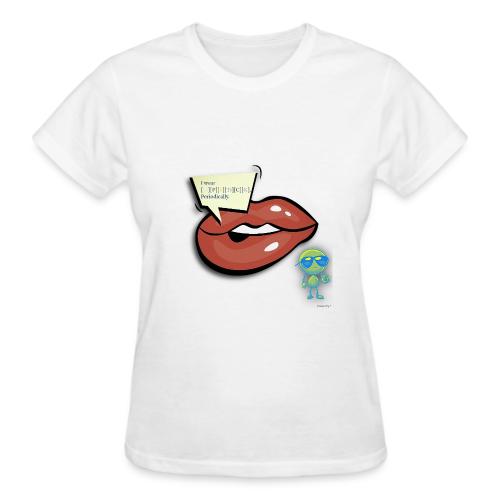 Smoon City_I wear lipstick - Gildan Ultra Cotton Ladies T-Shirt