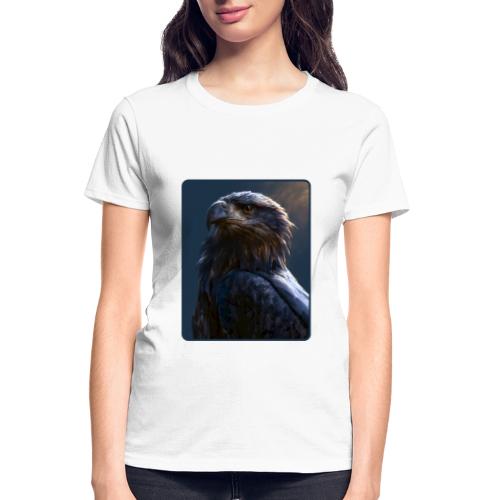 Majestic Eagle Cinematic Portrait Design - Gildan Ultra Cotton Ladies T-Shirt