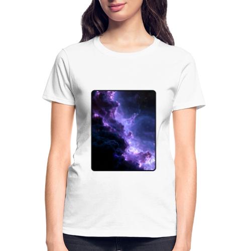 Purple Nebula Space Design - Gildan Ultra Cotton Ladies T-Shirt