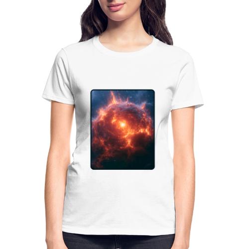 Exploding Supernova Space Art - Gildan Ultra Cotton Ladies T-Shirt