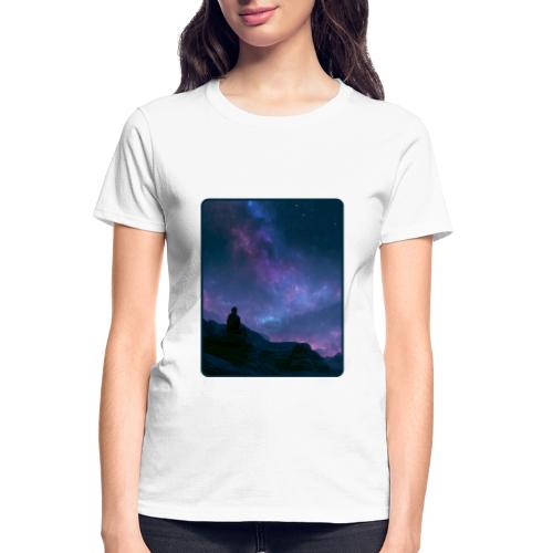 Stargazer Nebula Night Sky Art - Gildan Ultra Cotton Ladies T-Shirt