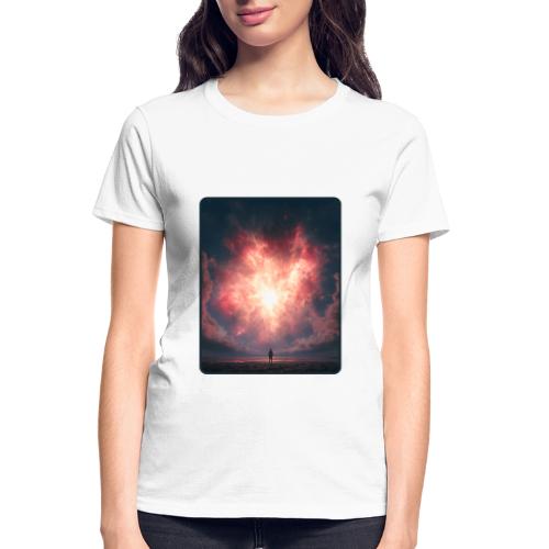 Supernova Sky Sci-Fi Artwork - Gildan Ultra Cotton Ladies T-Shirt