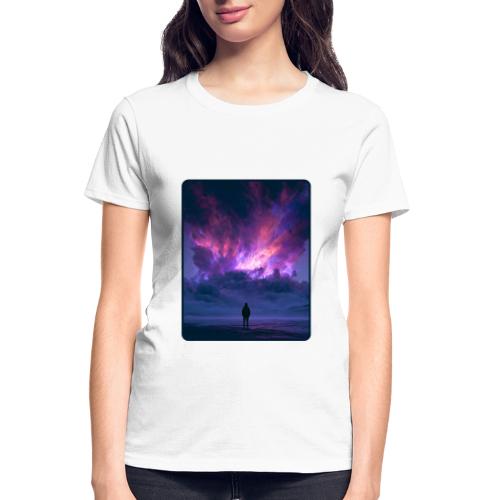 Cosmic Supernova Night Design - Gildan Ultra Cotton Ladies T-Shirt