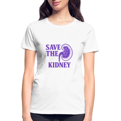 Save the kidney - Gildan Ultra Cotton Ladies T-Shirt