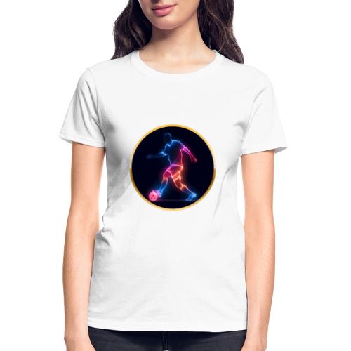 Soccer: Electric Kick Ring - Gildan Ultra Cotton Ladies T-Shirt