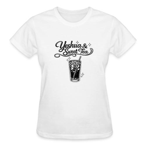 Yeshua and Sweet Tea - Gildan Ultra Cotton Ladies T-Shirt