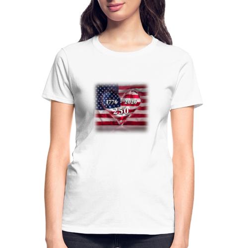1776-2026 | 250 Years USA - Gildan Ultra Cotton Ladies T-Shirt