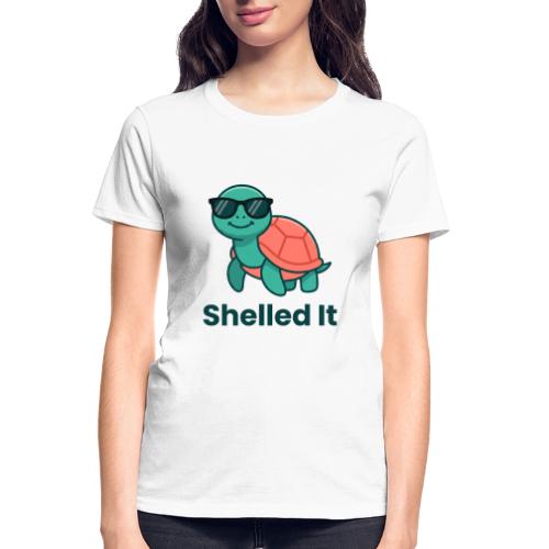 Funny Turtle Sunglasses Shelled It Cute Gift - Gildan Ultra Cotton Ladies T-Shirt
