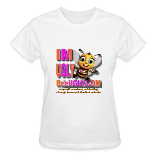 IM UGLY NonProfit all PROCEEDS help animals - Gildan Ultra Cotton Ladies T-Shirt