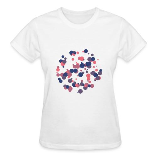 abstract circles pattern - Gildan Ultra Cotton Ladies T-Shirt