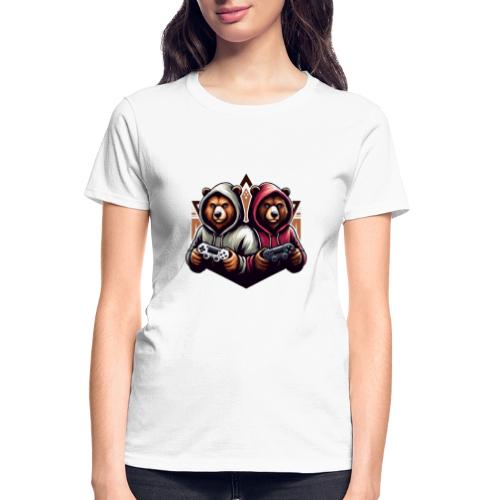 2 grizzlies gamer bears - Gildan Ultra Cotton Ladies T-Shirt