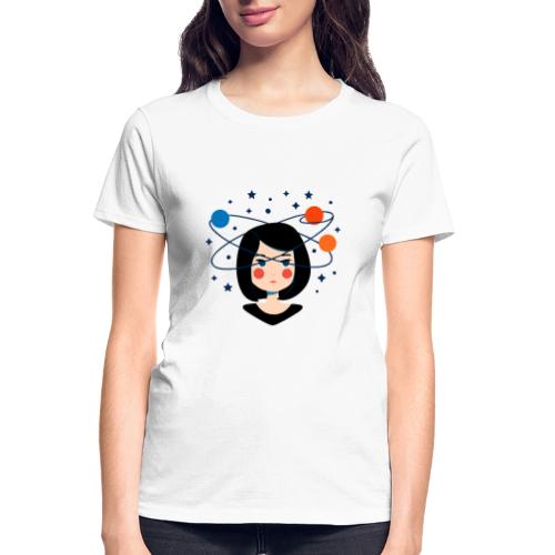 Spaced Out Girl – Mouse Pad - Gildan Ultra Cotton Ladies T-Shirt