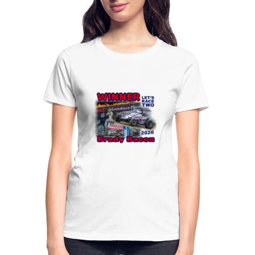 Brady Bacon #LetsRaceTwo Winner - Gildan Ultra Cotton Ladies T-Shirt