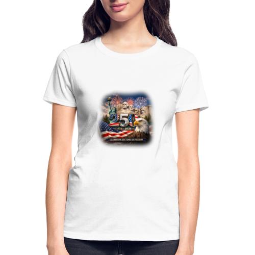 1776-2026 | Celebrating 250 Years of Freedom - Gildan Ultra Cotton Ladies T-Shirt