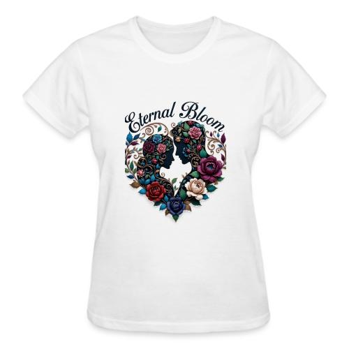 Eternal Bloom Embrace T-Shirt - Gildan Ultra Cotton Ladies T-Shirt