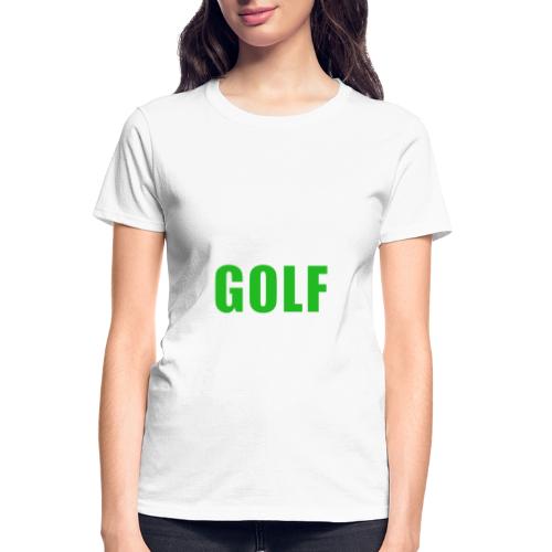 Golf: Classic Golf Motion - Gildan Ultra Cotton Ladies T-Shirt