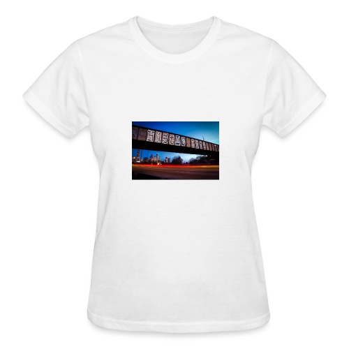 Husttle City Bridge - Gildan Ultra Cotton Ladies T-Shirt