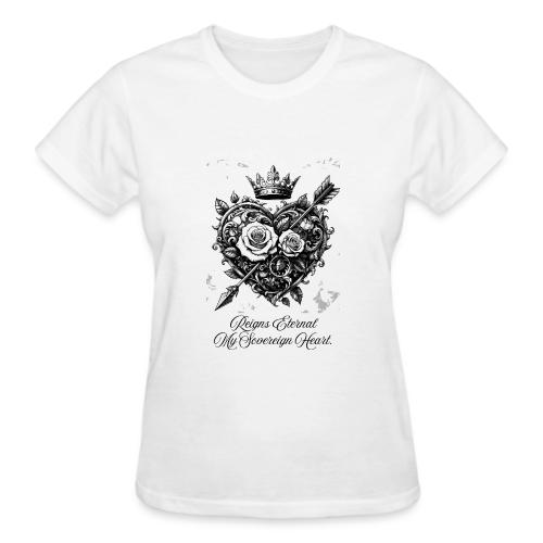 Royal Heart T-Shirt, Mug, & Leggings - Gildan Ultra Cotton Ladies T-Shirt