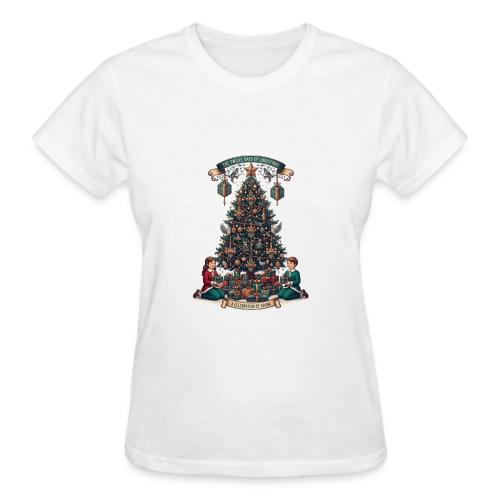 Twelve Days of Christmas T-Shirt - Gildan Ultra Cotton Ladies T-Shirt