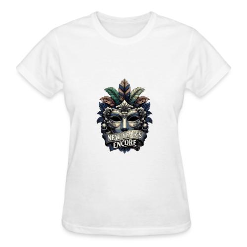 Masquerade Mask T-Shirt - Gildan Ultra Cotton Ladies T-Shirt
