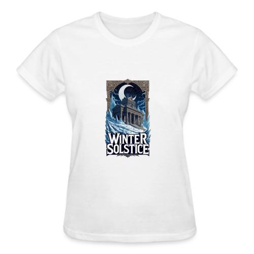 Winter Solstice Temple T-Shirt - Gildan Ultra Cotton Ladies T-Shirt