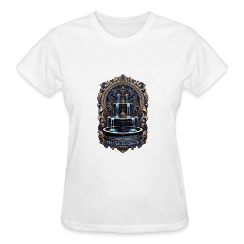 Gilded Baroque Fountain T-Shirt - Gildan Ultra Cotton Ladies T-Shirt